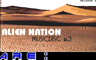 Alien Nation Music Disk 3 atari screenshot