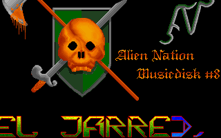 Alien Nation Music Disk 8 atari screenshot