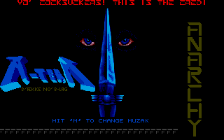 Anarchy Demo atari screenshot