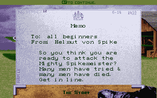 Ancient Art of War in the Skies (The) atari screenshot