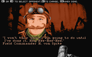 Ancient Art of War in the Skies (The) atari screenshot