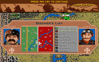 Ancient Art of War in the Skies (The) atari screenshot