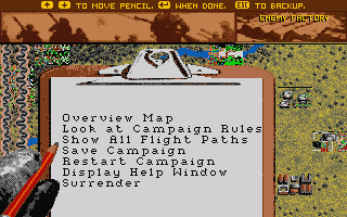 Ancient Art of War in the Skies (The) atari screenshot