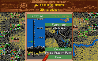 Ancient Art of War in the Skies (The) atari screenshot