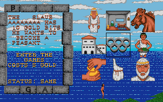 Ancient Games atari screenshot