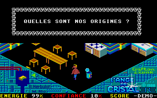 Ange de Cristal (L') atari screenshot