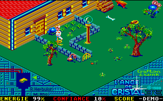 Ange de Cristal (L') atari screenshot