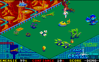 Ange de Cristal (L') atari screenshot