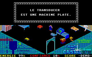 Ange de Cristal (L') atari screenshot