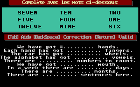 Anglais - Primaire atari screenshot