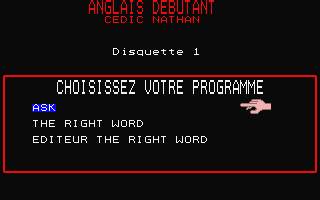 Anglais Débutant - 6ème/5ème atari screenshot