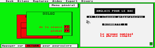 Anglais pour le Bac atari screenshot