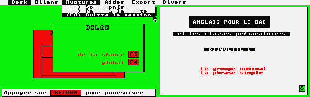 Anglais pour le Bac atari screenshot