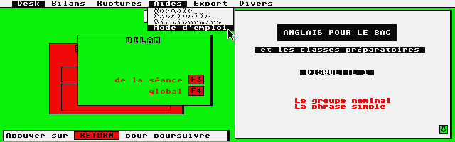 Anglais pour le Bac atari screenshot