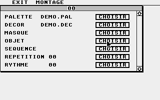 Animatic atari screenshot