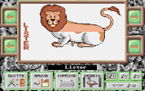 Animaux (Les) atari screenshot