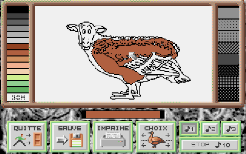 Animaux (Les) atari screenshot