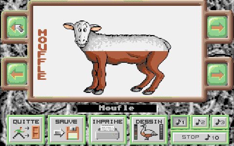 Animaux (Les) atari screenshot