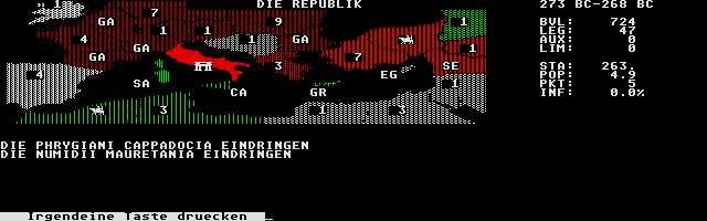 Annalen der Römer atari screenshot