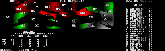 Annalen der Römer atari screenshot