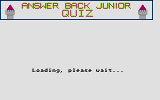 Answer Back Junior Quiz atari screenshot