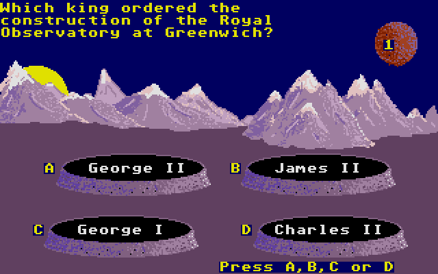 Answer Back Senior Quiz atari screenshot
