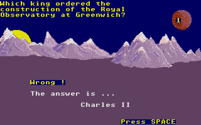 Answer Back Senior Quiz atari screenshot