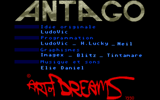 Antago atari screenshot