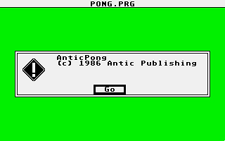Antic Pong — screenshot 1