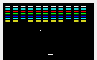 Antic Pong atari screenshot