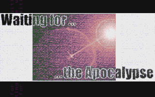 Waiting for the Apocalypse atari screenshot
