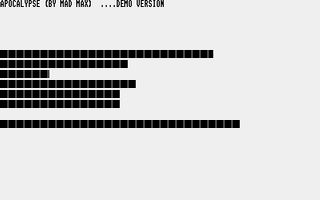 Apocalypse Demo