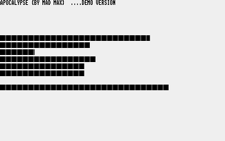 Apocalypse Demo — screenshot 1