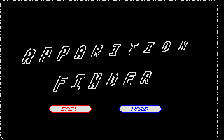 Apparition Finder atari screenshot