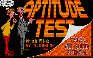 Aptitude Test