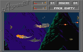 Aquanaut atari screenshot