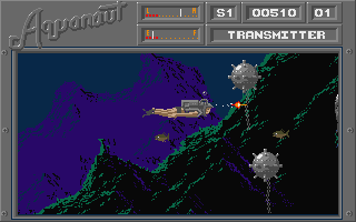 Aquanaut atari screenshot
