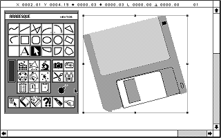 Arabesque atari screenshot