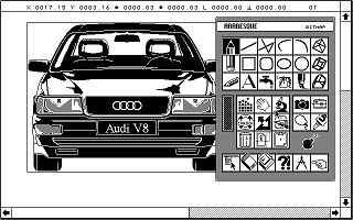 Arabesque atari screenshot