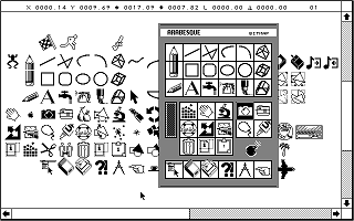 Arabesque atari screenshot