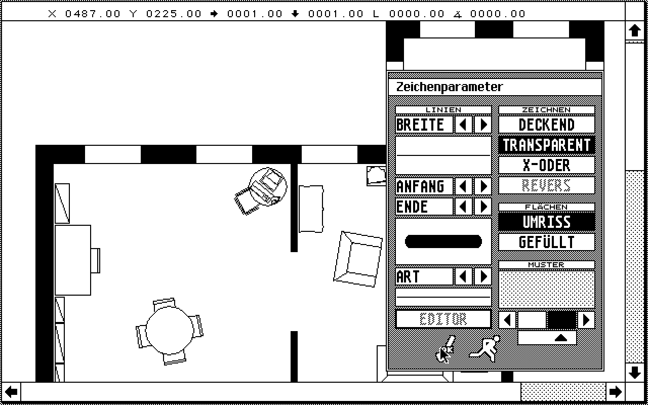 Arabesque Professional atari screenshot