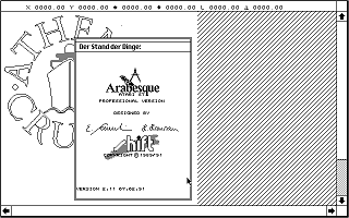 Arabesque Professional atari screenshot