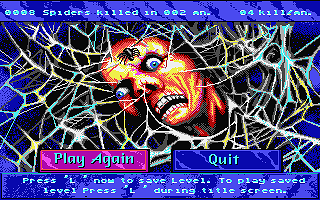 Arachnophobie atari screenshot