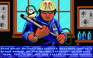 Arachnophobie atari screenshot