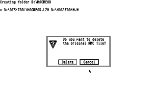 ARC Shell atari screenshot