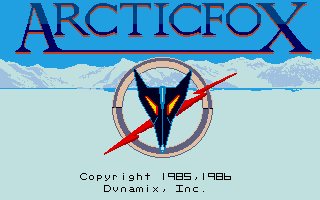 Arcticfox atari screenshot