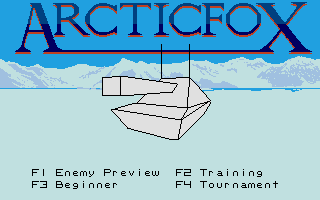 Arcticfox atari screenshot