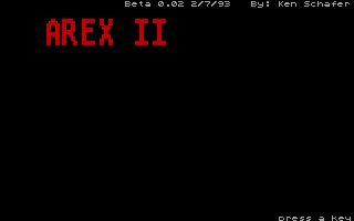 Arex II atari screenshot