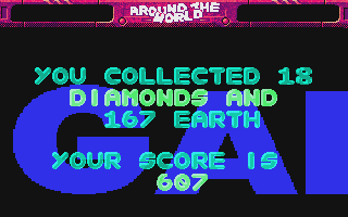 Around the World atari screenshot
