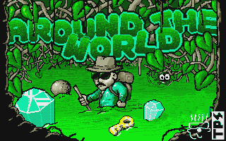 Around the World atari screenshot